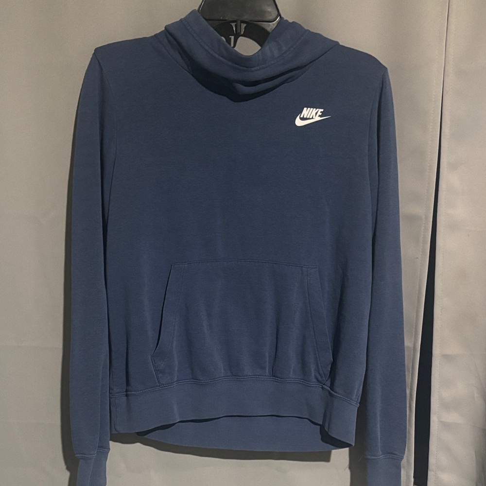 Nike Women's Navy Cowl Neck Hoodie